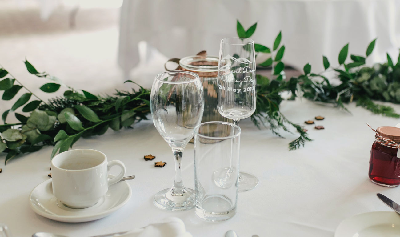 The importance of the wedding tableware